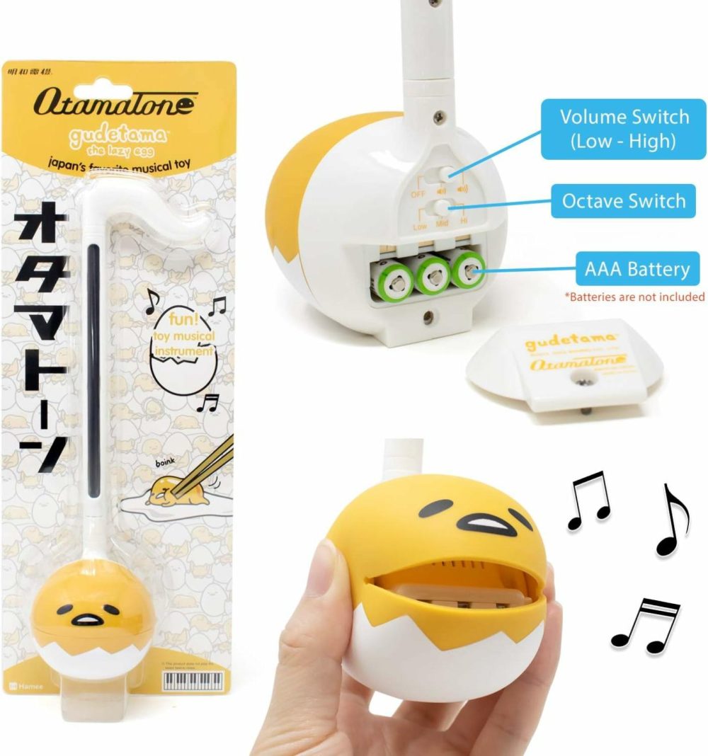 Special Edition Sanrio (Gudetama) – Fun Electronic Musical Toy Synthesizer Instrument By Maywa Denki (Official Licensed) [Includes Song Sheet And English Instructions]  |  Musical Toys All Toys Gudetama