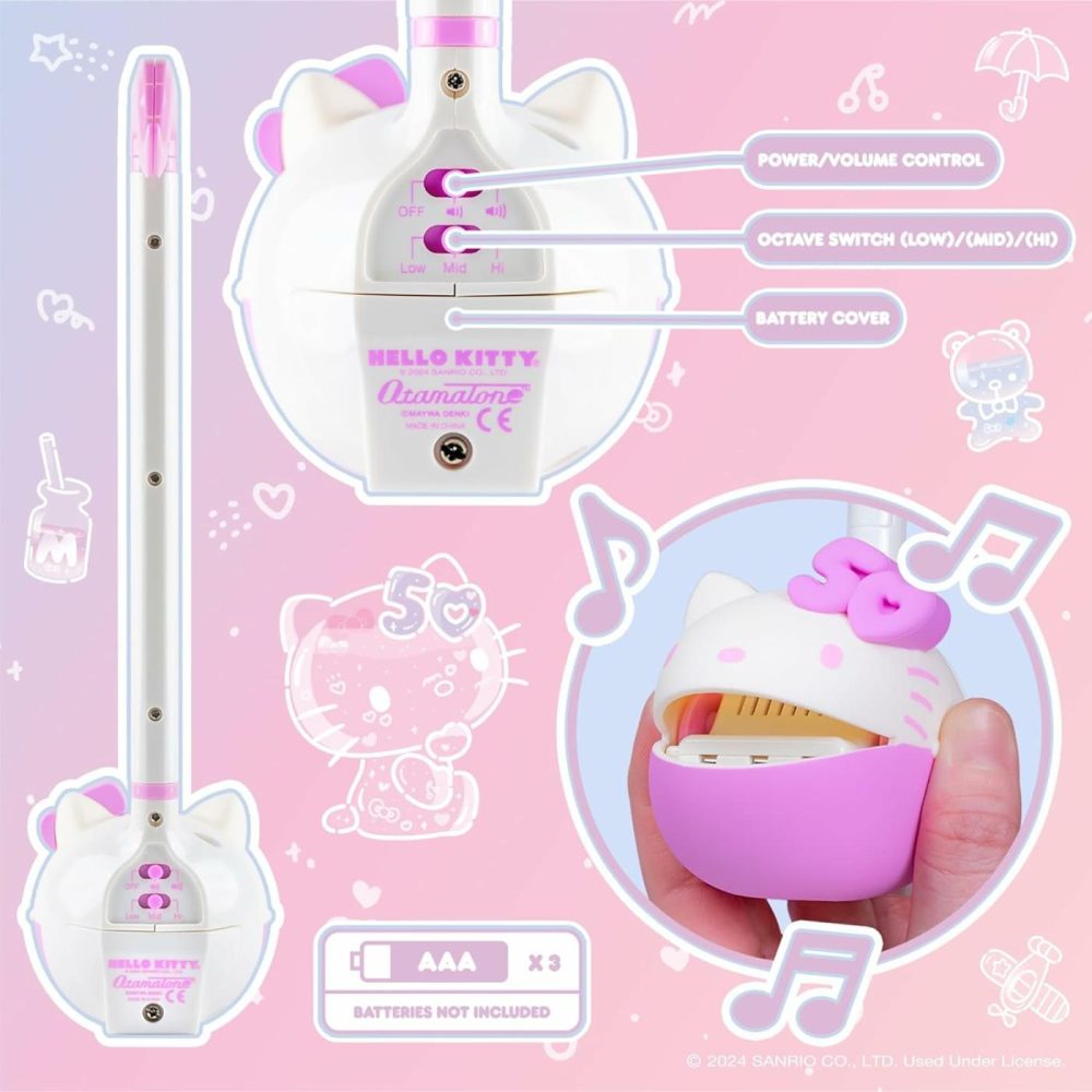 Special Edition Sanrio Hello Kitty 50Th Anniversary  Electronic Portable Music Instrument / Synthesizer Toy From Japan By Maywa Denki [Limited Edition [English Instructions]  |  Musical Toys All Toys Hello Kitty (50th Anniversary Limited Edition)