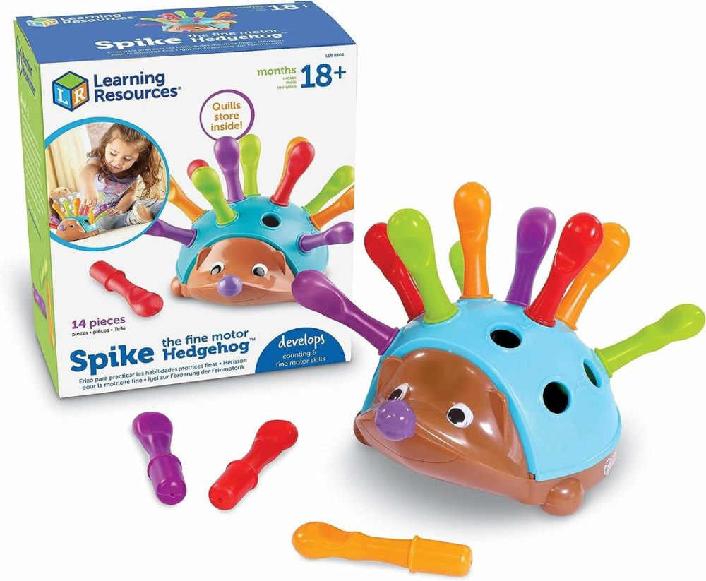 Spike The Fine Motor Hedgehog – Toddler Learning Toys  Fine Motor And Sensory Toys For Kids Ages 18+ Months  Montessori Toys  |  Sorting & Stacking Toys All Toys Sorting & Stacking Toys