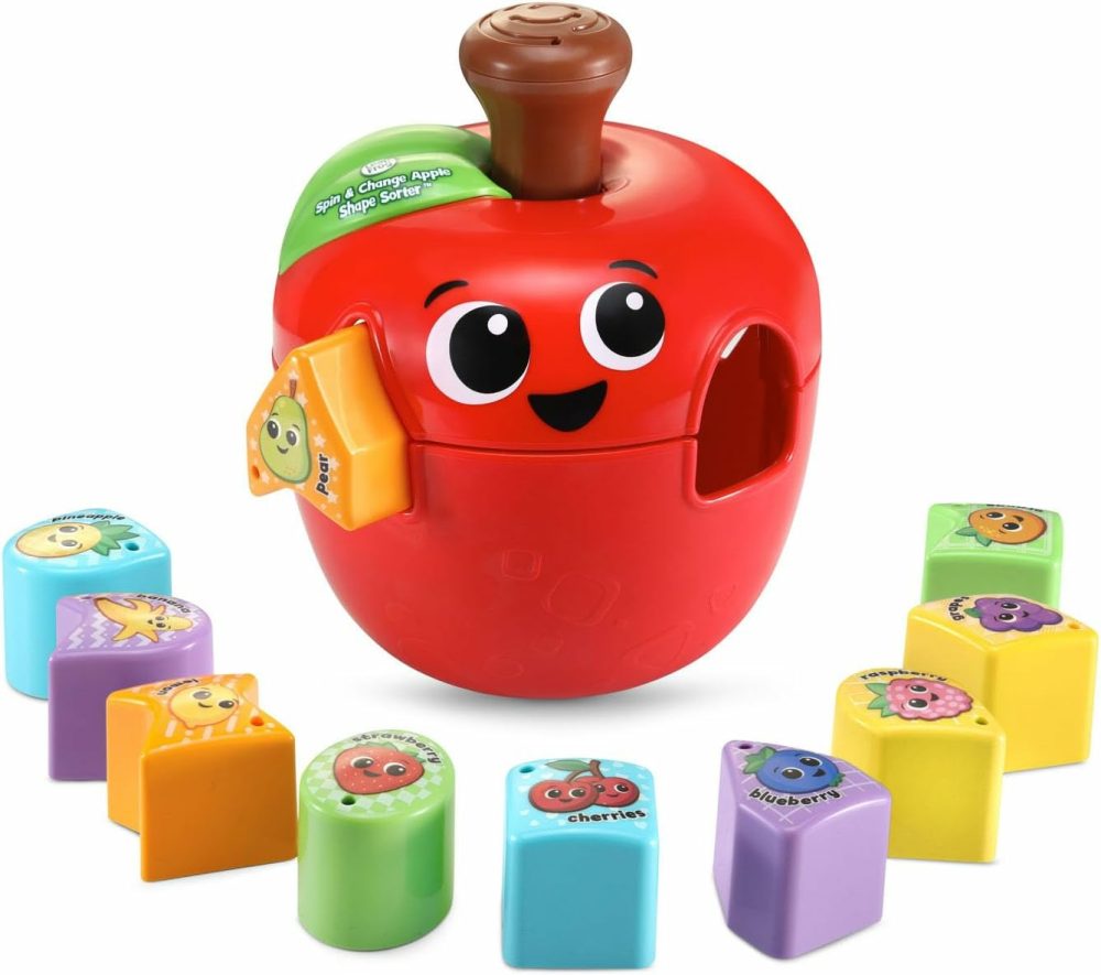 Spin And Change Apple Shape Sorter  |  Sorting & Stacking Toys All Toys Multicolor