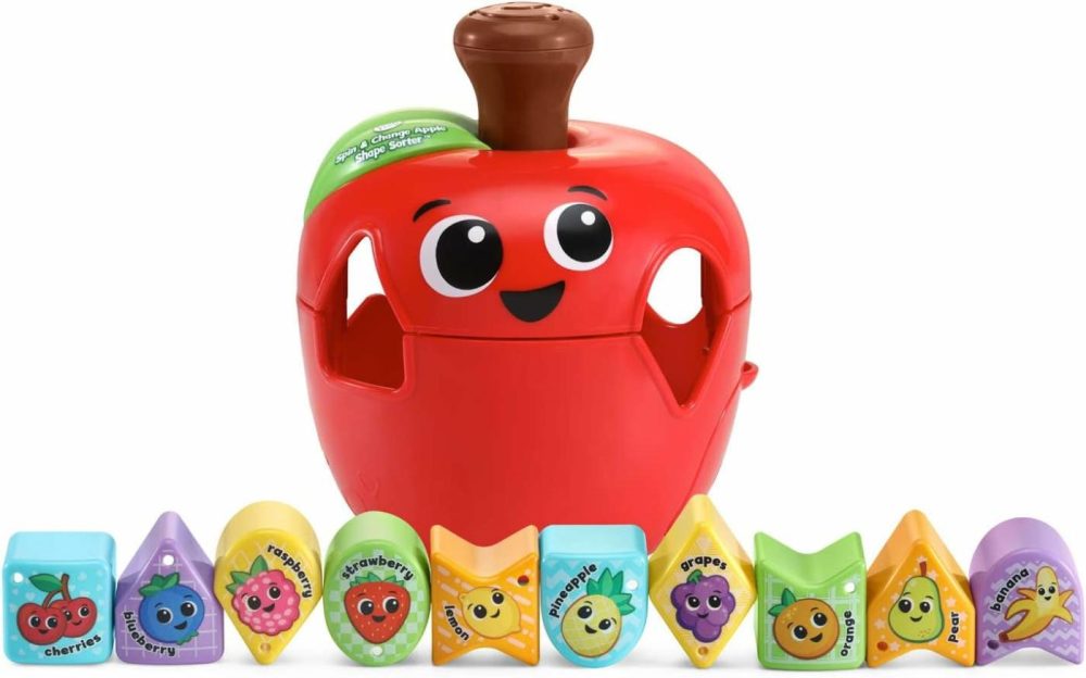 Spin And Change Apple Shape Sorter  |  Sorting & Stacking Toys All Toys Multicolor