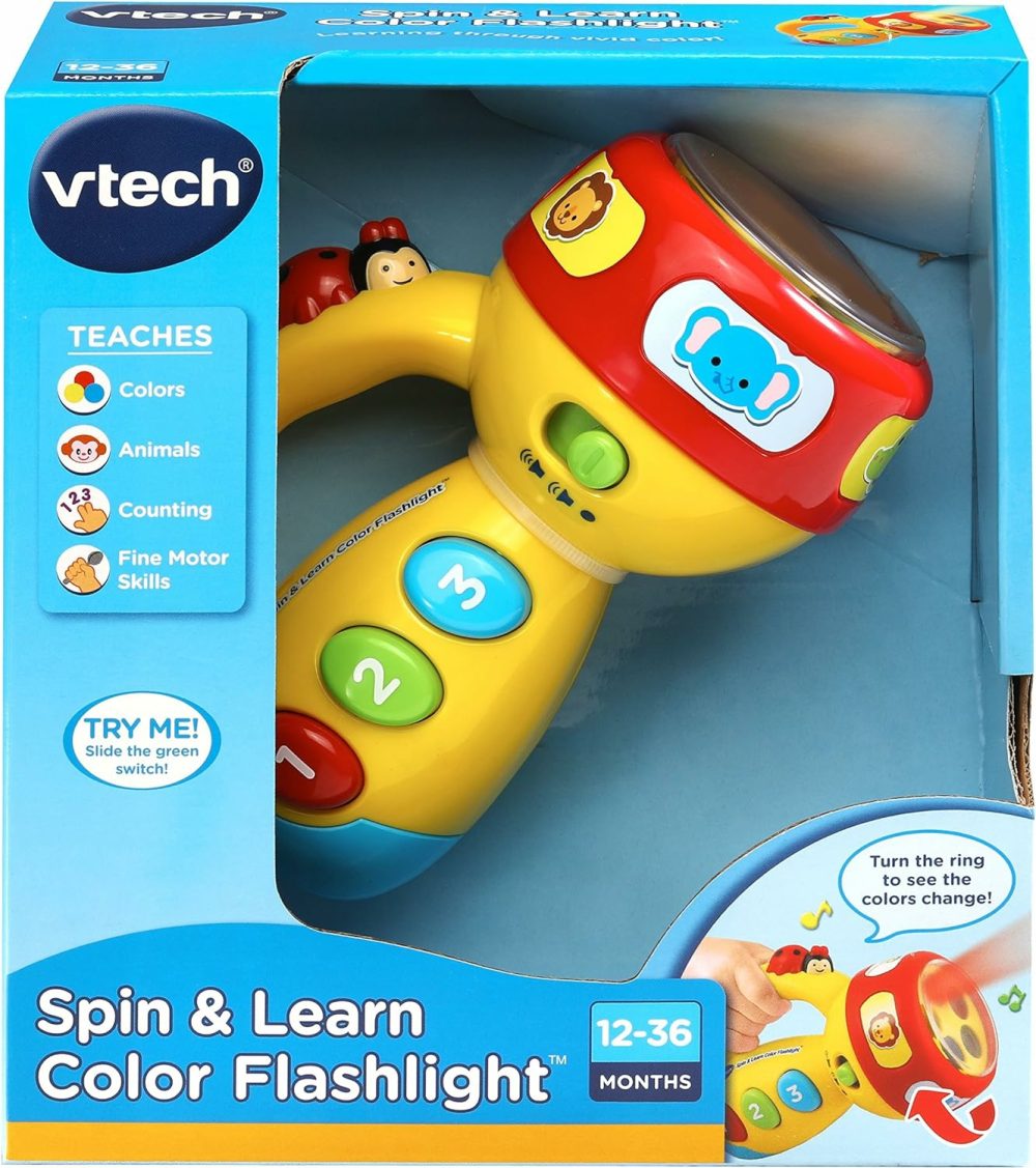 Spin And Learn Color Flashlight  Yellow  |  Learning Systems All Toys Learning Systems