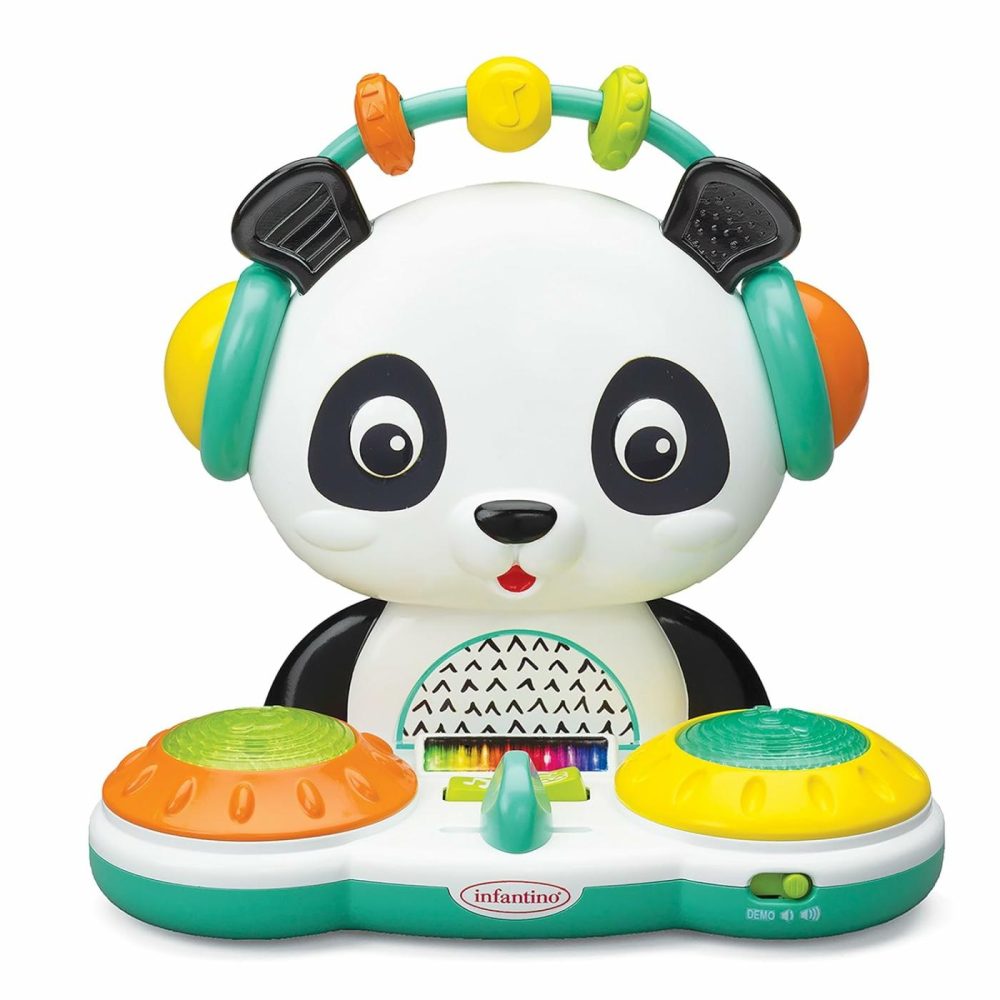 Spin & Slide Dj Panda – Musical Toy With Busy Beads  Light-Up Turntable Drums  Funky Beats  Switches  Silly Songs And 2 Volume Settings  For Babies And Toddlers  |  Musical Toys All Toys