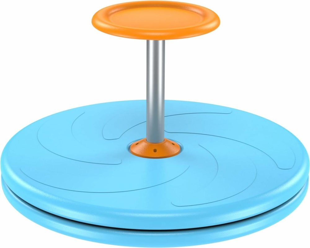 Spinner-X Seated Spinner Sensory Toy  Sit Spinner Sit And Spin Bigger Size And Durable Material For Kids- Ages 3 And Up (Blue) By …  |  Sorting & Stacking Toys All Toys Blue