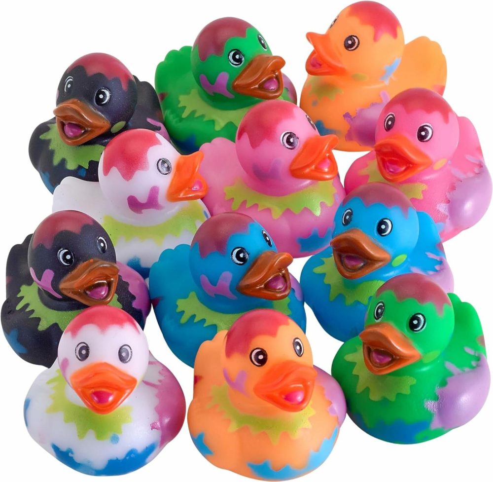 Splat Jeep Ducks For Ducking – 12 Pack – Duck Duck Jeep Rubber Ducks For Mini Baby Stocking Stuffers  Stress Relief  Bath Toy  Christmas Duck Toys  |  Bath Toys All Toys Bath Toys