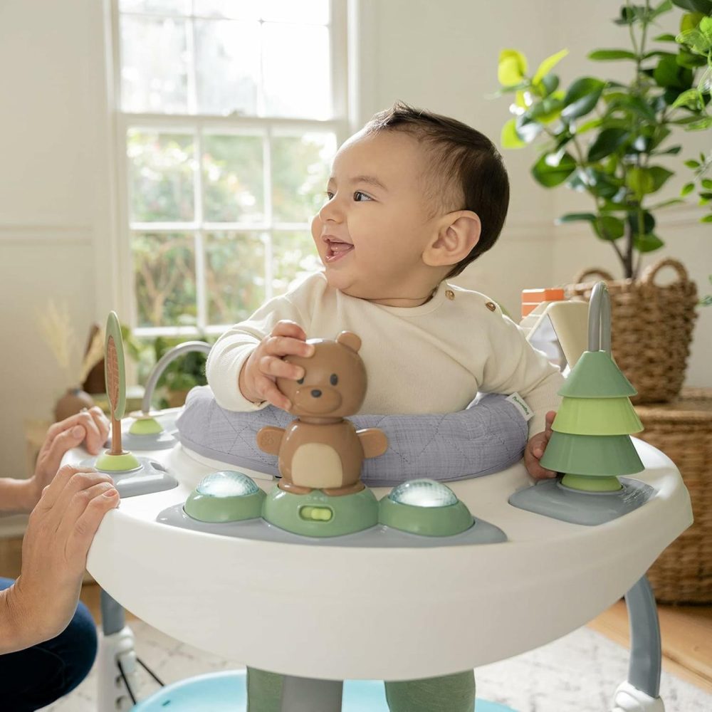 Spring & Sprout 2-In-1 Baby Activity Center Jumper And Table With Infant Toys – Ages 6 Months +  First Forest  |  Activity Centers Activity Centers Activity Centers