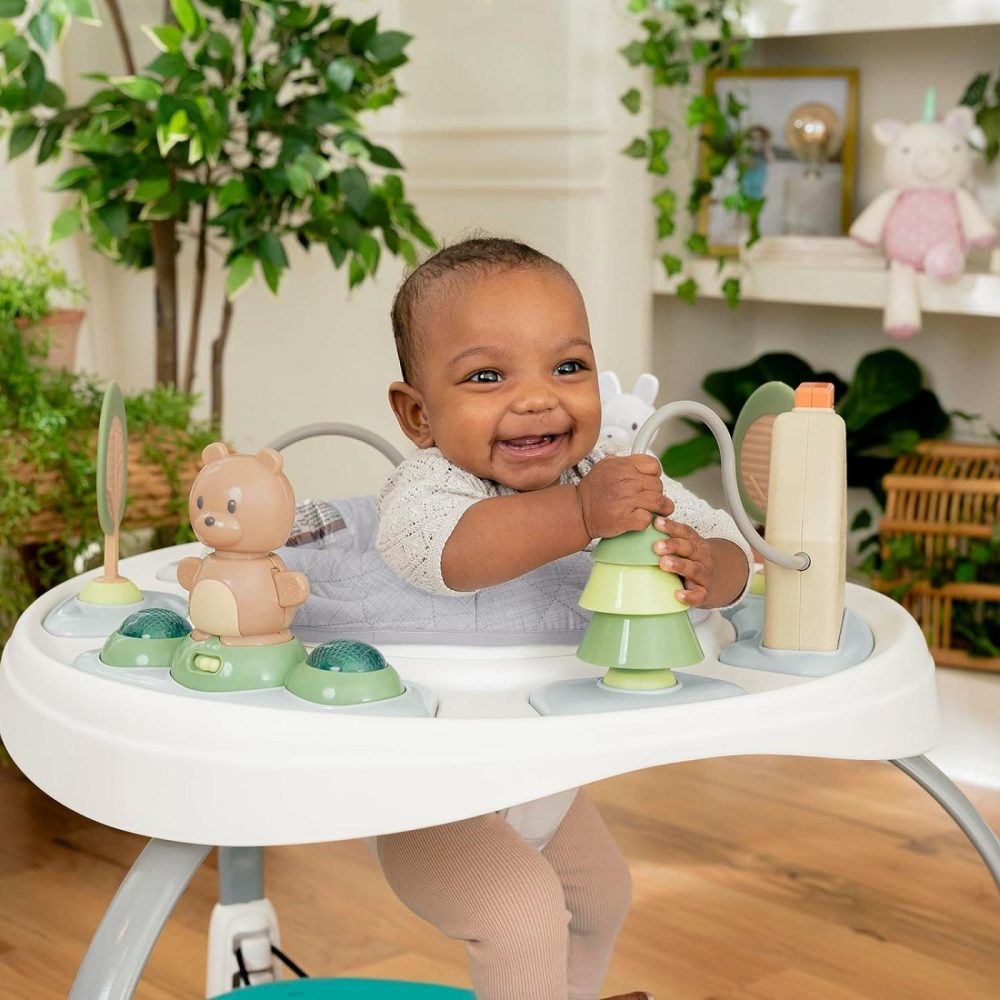 Spring & Sprout 2-In-1 Baby Activity Center Jumper And Table With Infant Toys – Ages 6 Months +  First Forest  |  Activity Centers Activity Centers Activity Centers