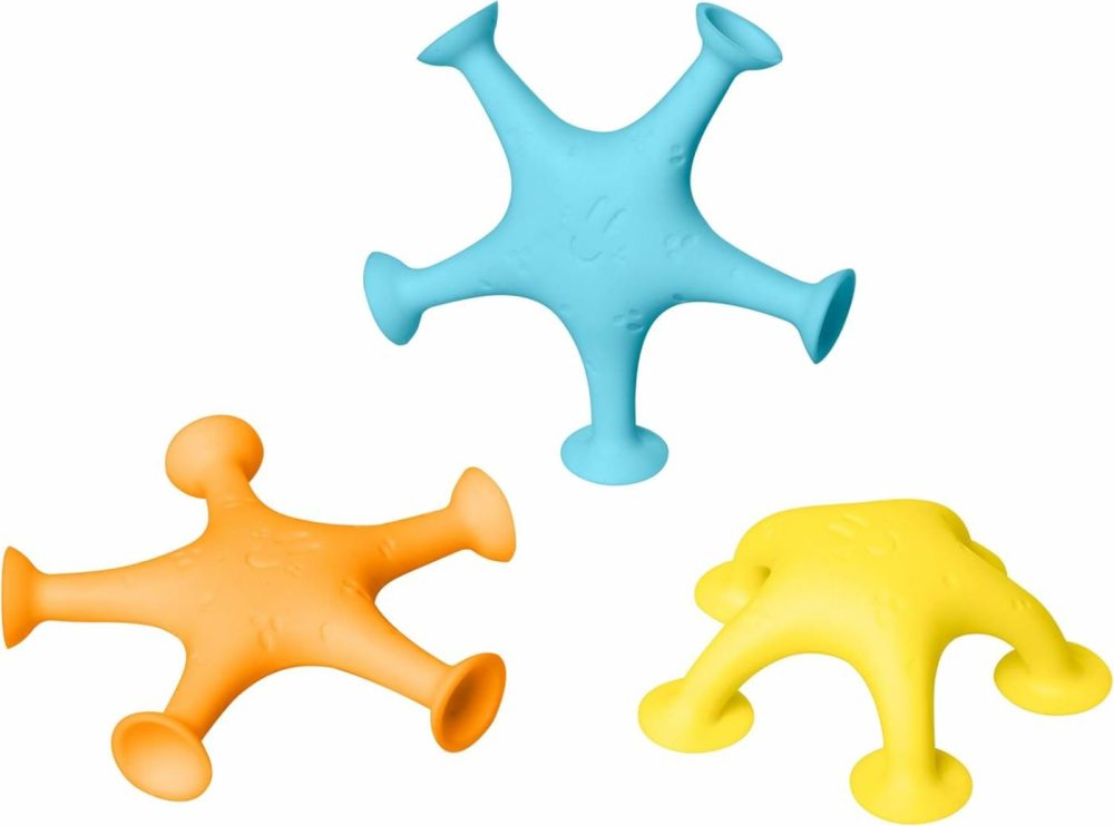 Starfish Stretch And Suction Bath Toys  Baby Bath Accessory  Water Toys For Toddler Bath Time  Fun Baby Water Toys  Set Of 3  |  Bath Toys All Toys Bath Toys