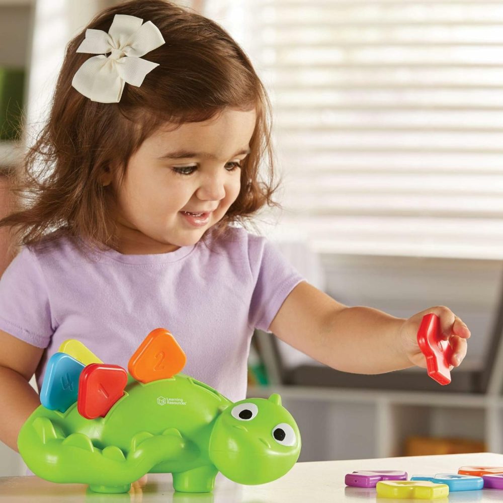 Steggy The Fine Motor Dino – 11 Pieces  Ages 18+ Months Toddler Learning Toys  Fine Motor And Sensory Toy  Toddler Montessori Toys  Dino Toys  Preschool Toys  |  Sorting & Stacking Toys All Toys Sorting & Stacking Toys