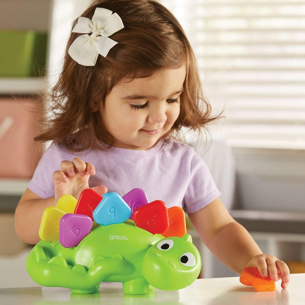 Steggy The Fine Motor Dino – 11 Pieces  Ages 18+ Months Toddler Learning Toys  Fine Motor And Sensory Toy  Toddler Montessori Toys  Dino Toys  Preschool Toys  |  Sorting & Stacking Toys All Toys Sorting & Stacking Toys