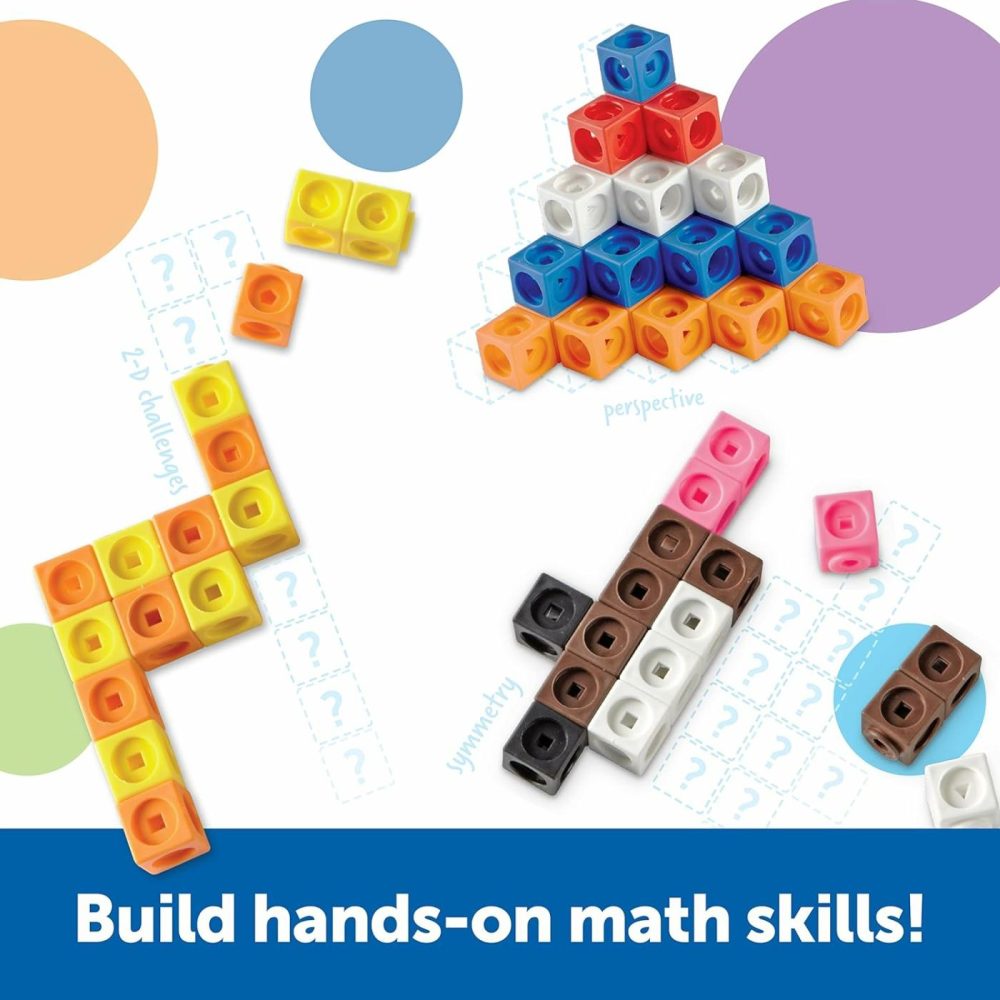 Stem Explorers Mathlink Builders – 100 Pieces  Ages 5+  Kindergarten Stem Activities  Math Activity Set And Games For Kids  Linking Cubes  Connecting Cubes  |  Activity Cubes Activity Cubes Activity Cubes