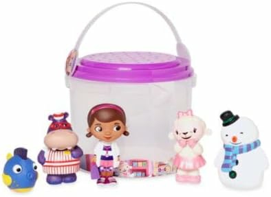 Store Official Doc Mcstuffins Bath Set – Kids Bath Accessories With Beloved Doc Mcstuffins Characters – Colorful And Fun Bath Time Essentials For Kids – Suitable For All Ages  |  Bath Toys All Toys Bath Toys