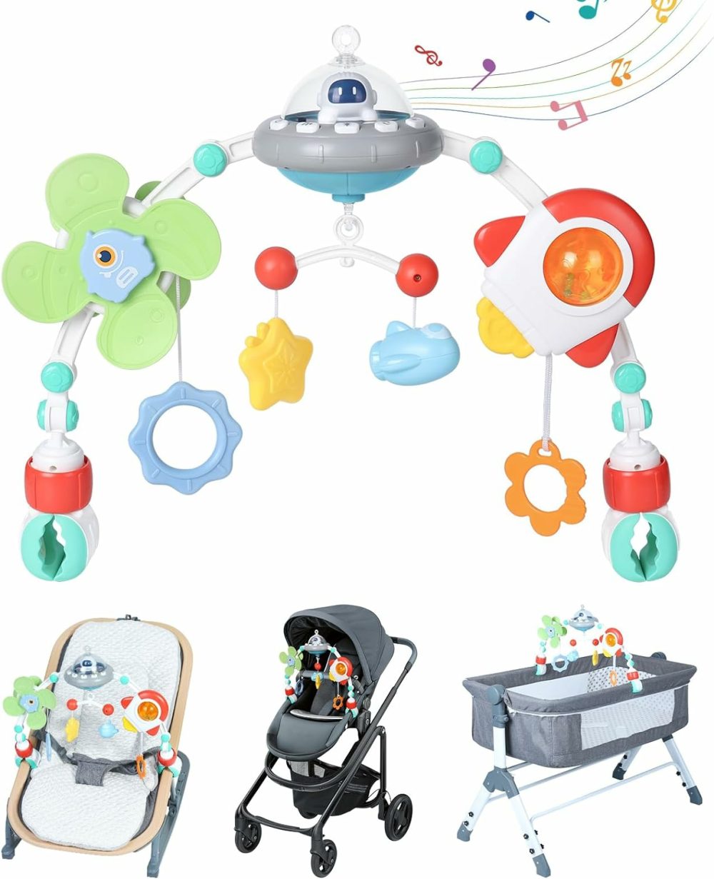 Stroller Arch Toy For Baby With Musical Box  Detachable Sensory Teething Toy  Montessori Toys For Stroller  Crib  Bouncer And Car Seat  0-12 Months Infant Car Seat Activity Toy  |  Car Seat & Stroller Toys All Toys Car Seat & Stroller Toys