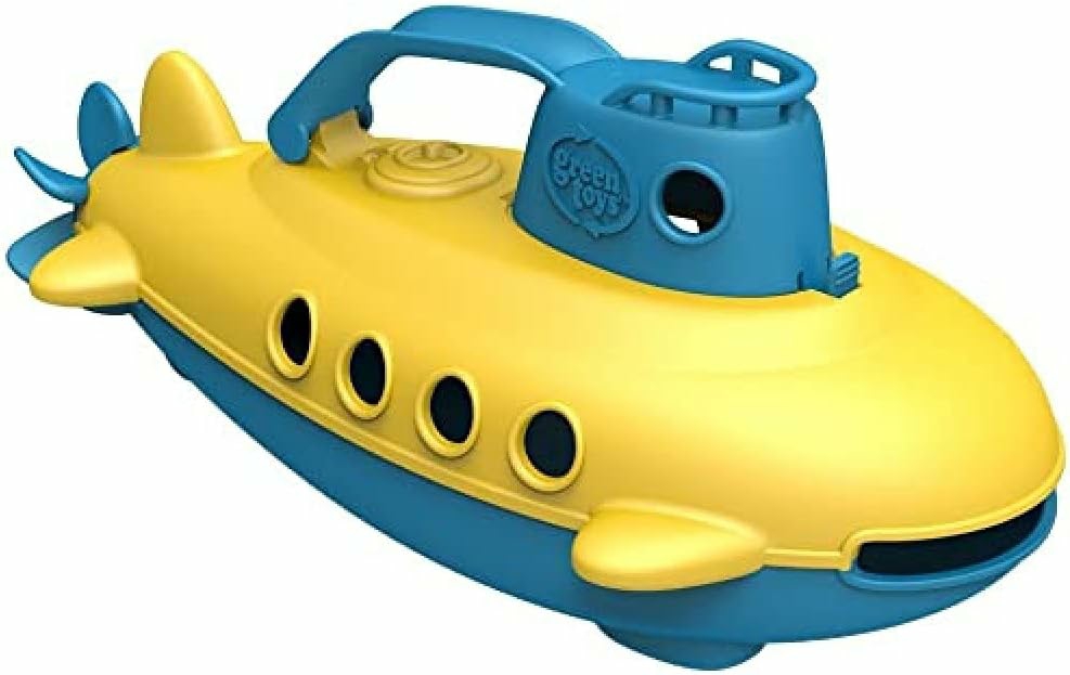 Submarine – Bpa  Phthalate Free Blue Watercraft With Spinning Rear Propeller Made From Recycled Materials. Safe Toys For Toddlers  |  Bath Toys All Toys Bath Toys