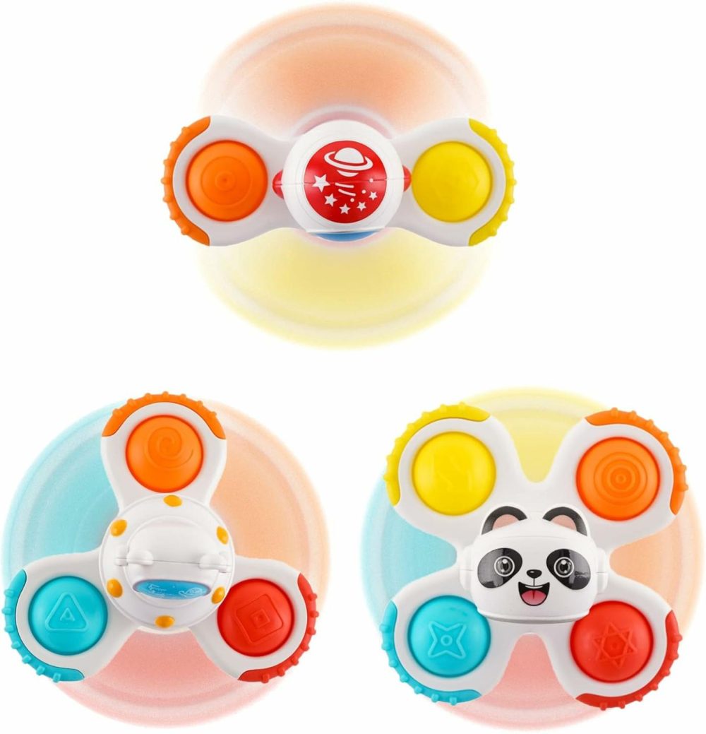 Suction Cup Spinner Toy For Baby 12-18Months  Bath Toys For Toddlers 1-3  Boys And Girls 1St Birthday Sensory Toys Gifts  |  Bath Toys All Toys Bath Toys