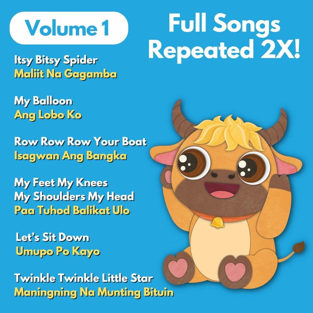 Tagalog Books For Kids Vol. 1  Children’s Songs From The Philippines  Filipino Children’s Book  Songs In Tagalog & English For Kids  Children  Girls  Boys & Babies  |  Musical Toys All Toys