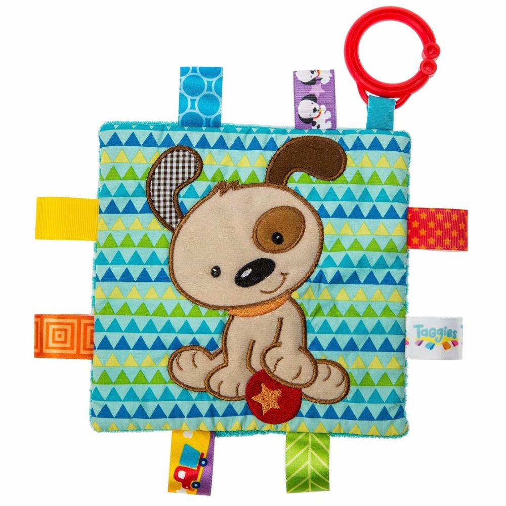 Taggies Crinkle Me Baby Toy  Brother Puppy   6.5X6.5 Inch (Pack Of 1)  |  Rattles & Plush Rings All Toys Rattles & Plush Rings