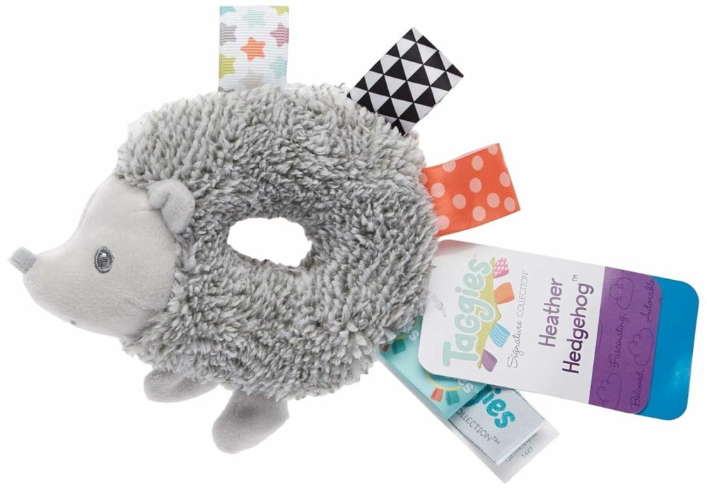 Taggies Heather Hedgehog Baby Rattle  |  Rattles & Plush Rings All Toys Heather Baby Rattle