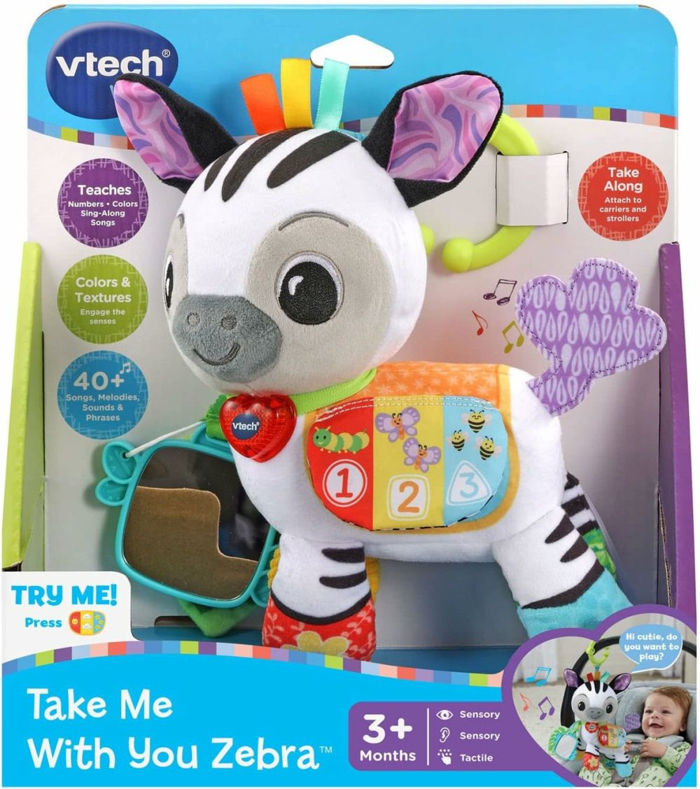 Take Me With You Zebra  |  Musical Toys All Toys