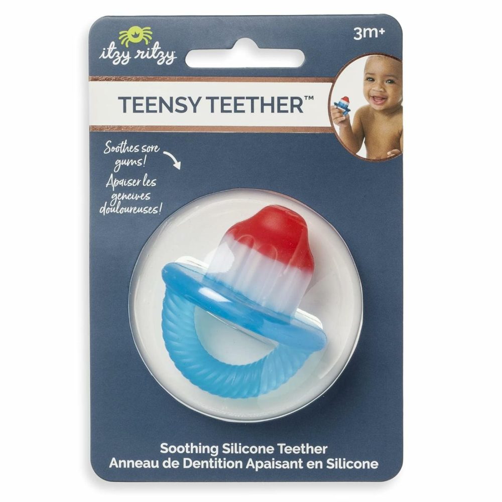 Teensy Teether – Soothing Silicone Hollow Teether Features Flexible  Easy-To-Hold Handle  Hero Pop  |  Teethers All Toys Hero Pop