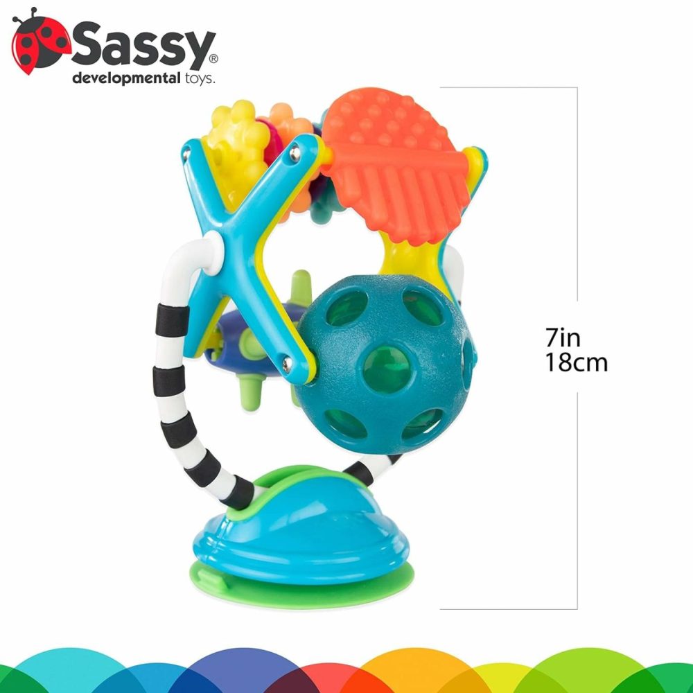 Teethe & Twirl Sensation Station 2-In-1 Suction Cup High Chair Toy  Developmental Tray Toy For Early Learning  Ages 6+ Months  |  Baby & Toddler Toys All Toys Baby & Toddler Toys