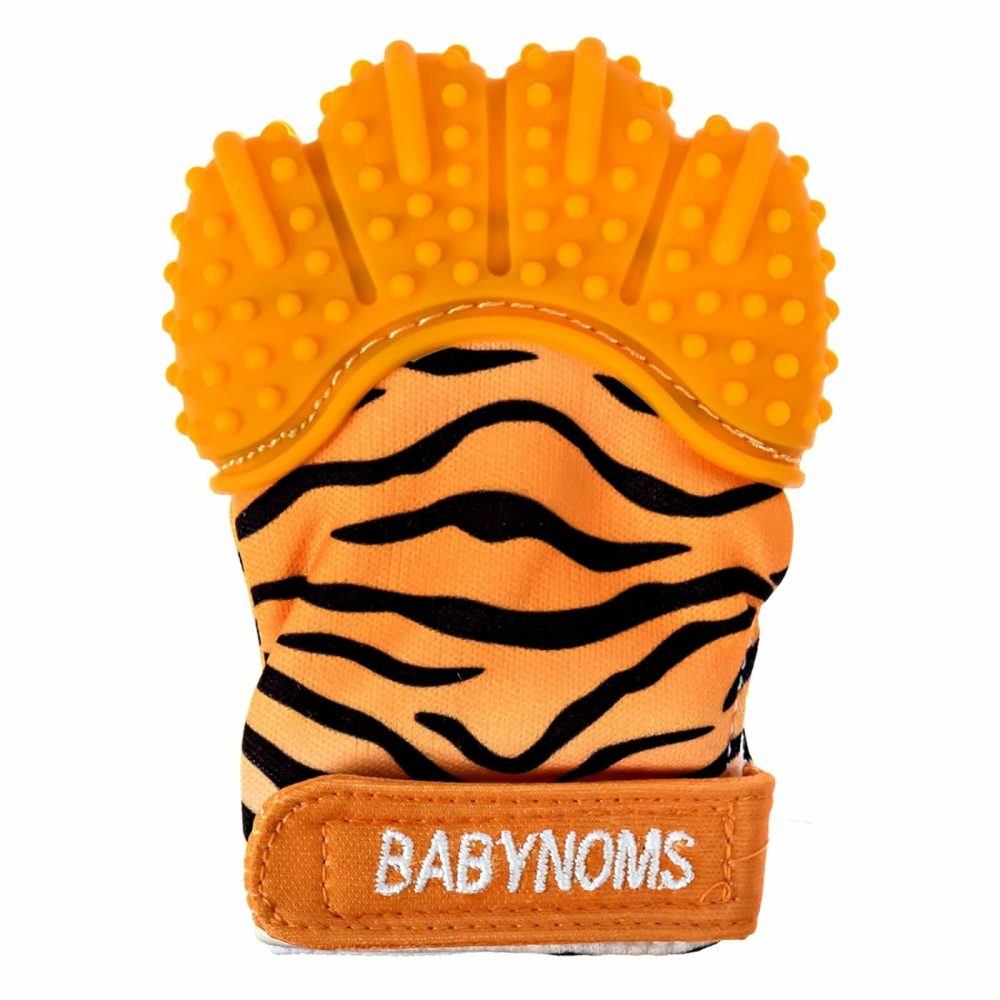 Teething Mitten | Orange Tiger Teething Paw  |  Teethers All Toys Orange