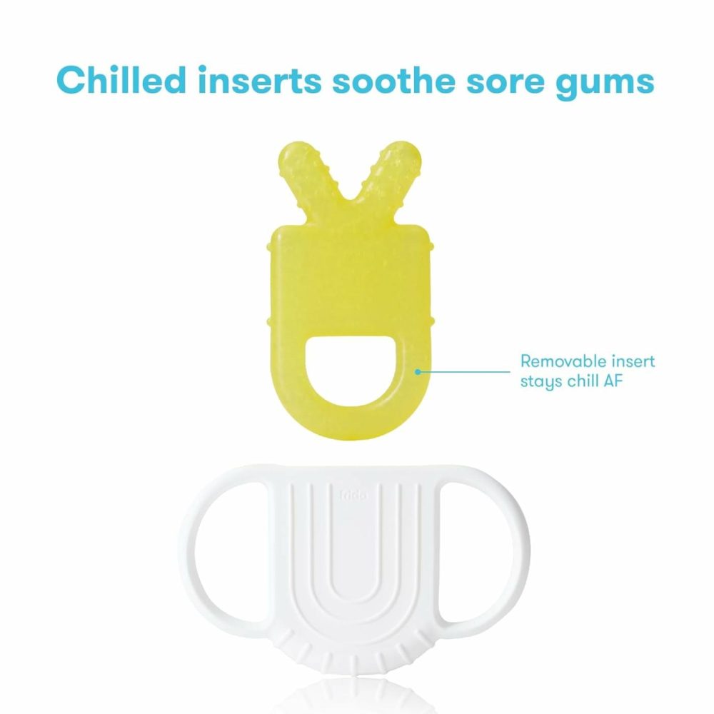 Teething Relief Not-Too-Cold-To-Hold Baby Teether | Bpa-Free Silicone Teething Toys  |  Teethers All Toys Teethers