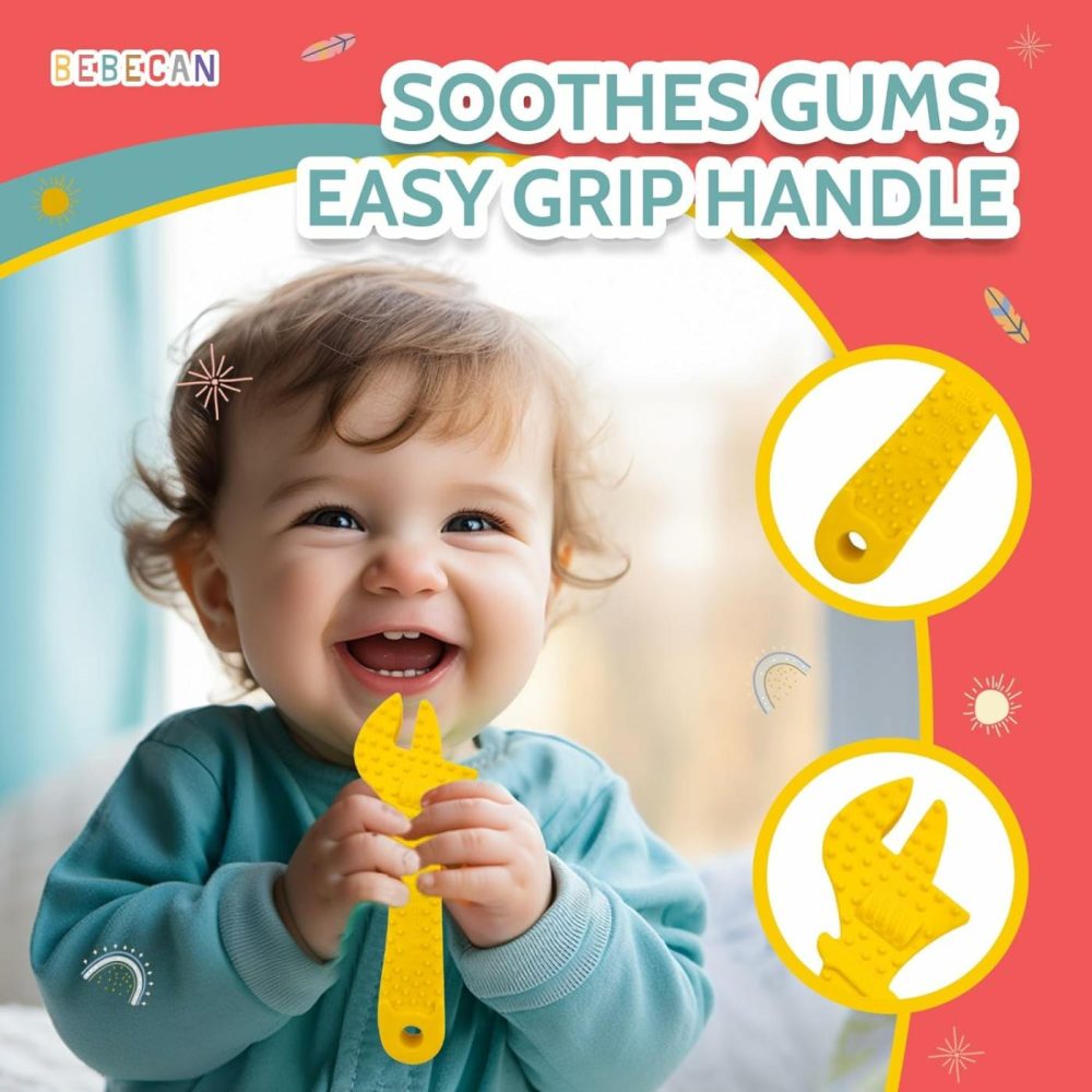 Teething Tools Teether For Baby – 5 Premium Food-Grade Silicone Baby Boy Teething Toys  2 Straps For Safety And Travel Bag Baby Tool Toys Provide Soothing Relief And Healthy Development.  |  Teethers All Toys Teethers