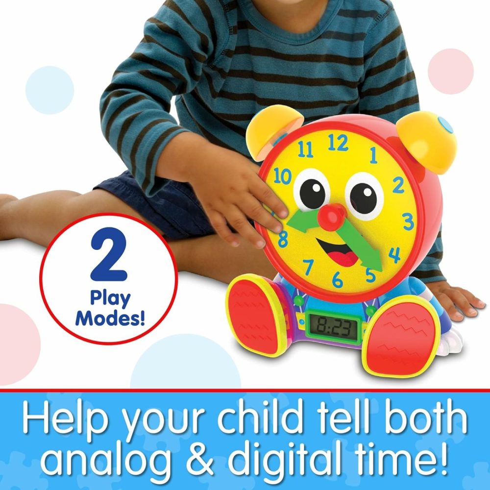 Telly Jr. Teaching Time Clock – Primary Color – Telling Time Teaching Clock – Toddler Toys & Gifts For Boys & Girls Ages 3 Years And Up – Award Winning Toys  |  Teaching Clocks All Toys Teaching Clocks