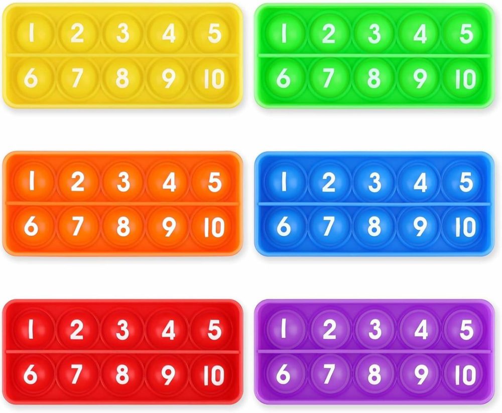 Ten-Frame Counting Toys,Math Manipulative For Elementary,Number Math Games  Montessori Educational Toy For Preschool Kindergarten Classroom Learning Activities Kids 3 4 5 Year Old  |  Sorting & Stacking Toys All Toys Sorting & Stacking Toys