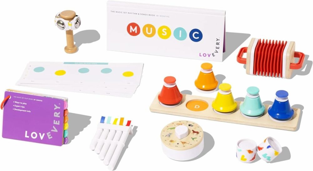 The Music Set | 6 Musical Instruments And Rhythm & Songs Book  Preschool Education And Montessori Early Learning Musical Toy  Ages 18 Months To 4+ Years  |  Musical Toys All Toys