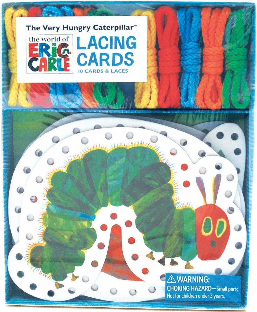 The World Of Eric Carle(Tm) The Very Hungry Caterpillar(Tm) Lacing Cards: (Occupational Therapy Toys  Lacing Cards For Toddlers  Fine Motor Skills Toys  Lacing Cards For Kids)  |  Sorting & Stacking Toys All Toys Eric Carle