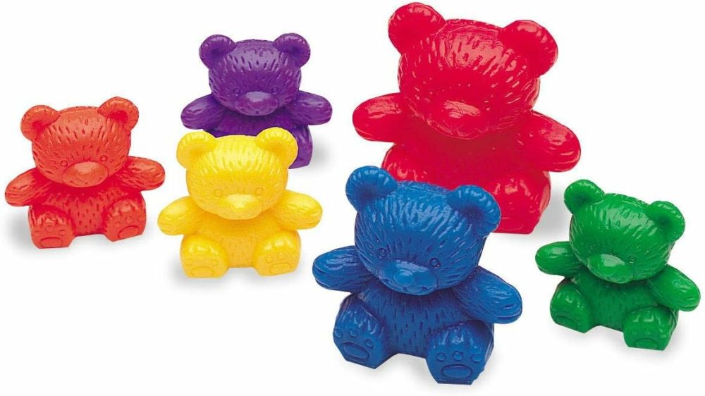 Three Bear Family Counters – 96 Pieces. Ages 3+ Preschool Learning Toys  Counting Toys For Toddler  Social Emotional Learning Toys  Therapy Tool  |  Science Kits & Toys All Toys Science Kits & Toys