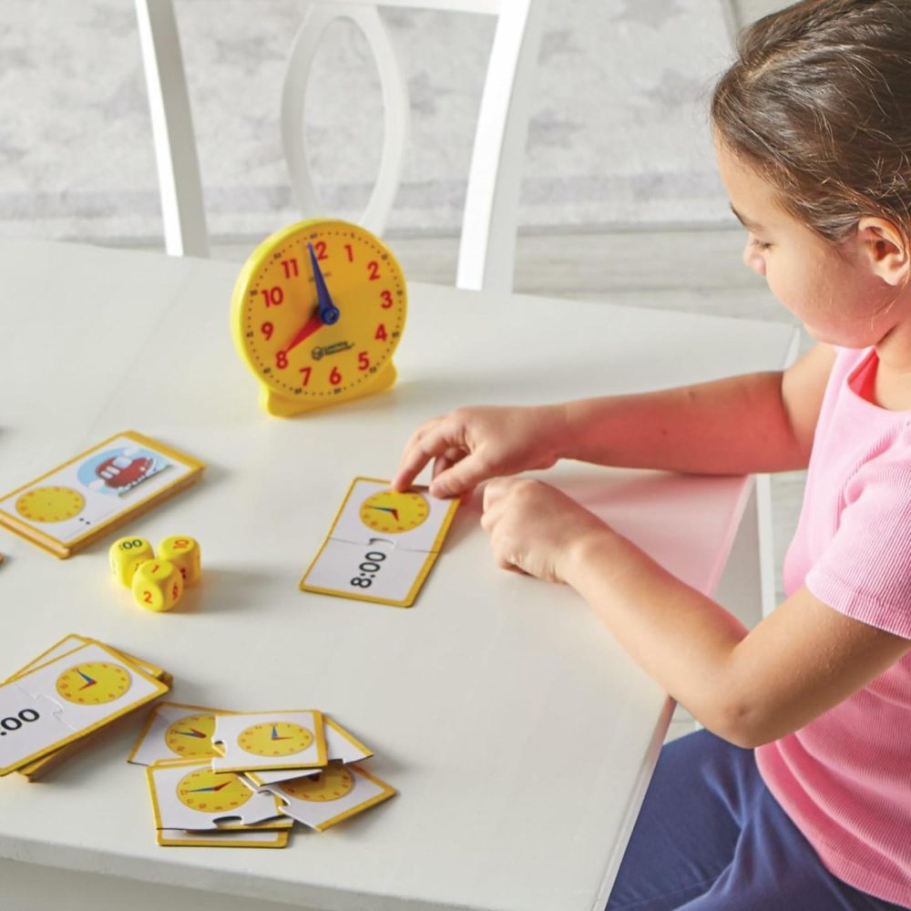 Time Activity Set – 41 Pieces  Ages 5+,Clock For Teaching Time  Telling Time  Homeschool Supplies  Montessori Clock  |  Teaching Clocks All Toys Teaching Clocks