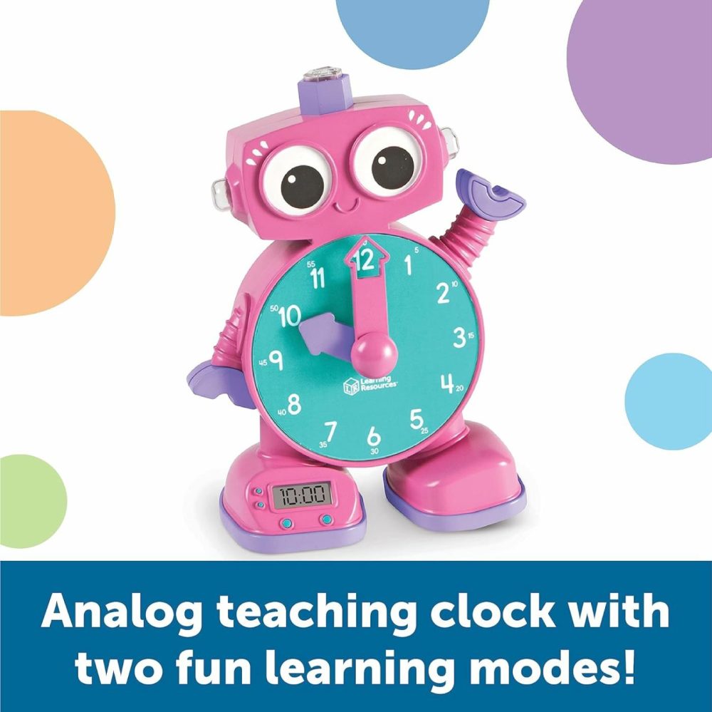 Tock The Learning Clock Pink  1 Piece  Ages 3+  Educational Talking Clock  |  Teaching Clocks All Toys Teaching Clocks