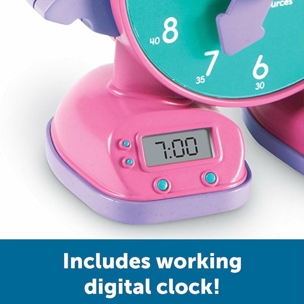 Tock The Learning Clock Pink  1 Piece  Ages 3+  Educational Talking Clock  |  Teaching Clocks All Toys Teaching Clocks