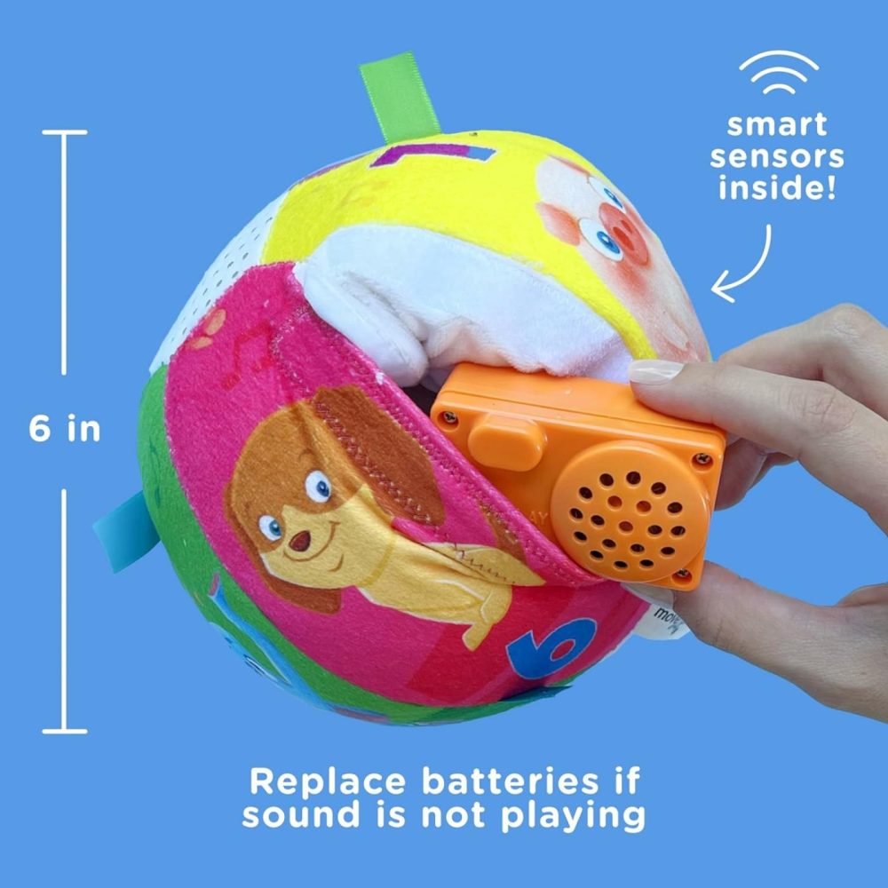 Toddler & Baby Ball With Music And Sound Effects  Baby Toy For 6 To 12 Months  Boy And Girl 1 Year Old Birthday Gift  |  Balls All Toys Baby Ball