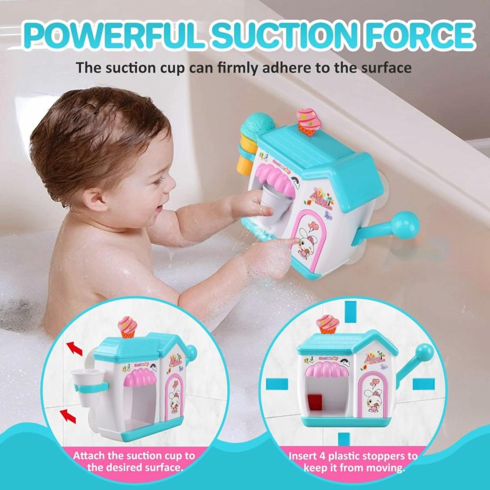 Toddler Bath Toys For 3 4 5 6 7 8 Years Old Girls  Bubble Ice Cream Maker Bath Toy  Shower Toys  Toddler Bath Toys Age 2-4  Bathtub Bubble Machine  Toy For 3 4 5 6 7 8 Years Old Boys Girls  |  Bath Toys All Toys Bath Toys