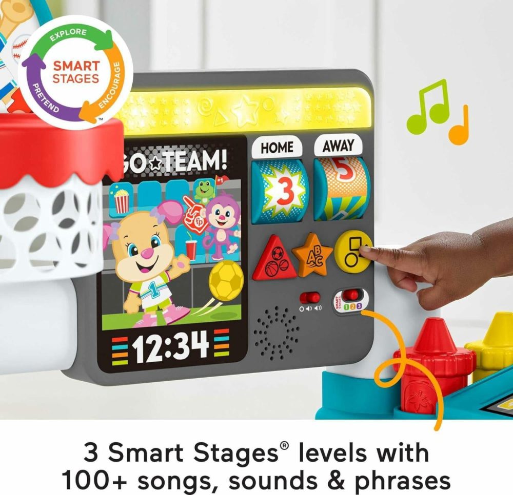 Toddler Learning Toy Laugh & Learn 4-In-1 Game Experience Sports Activity Center With Smart Stages For Infants Ages 9+ Months​  |  Electronic Early Development Toys All Toys Electronic Early Development Toys