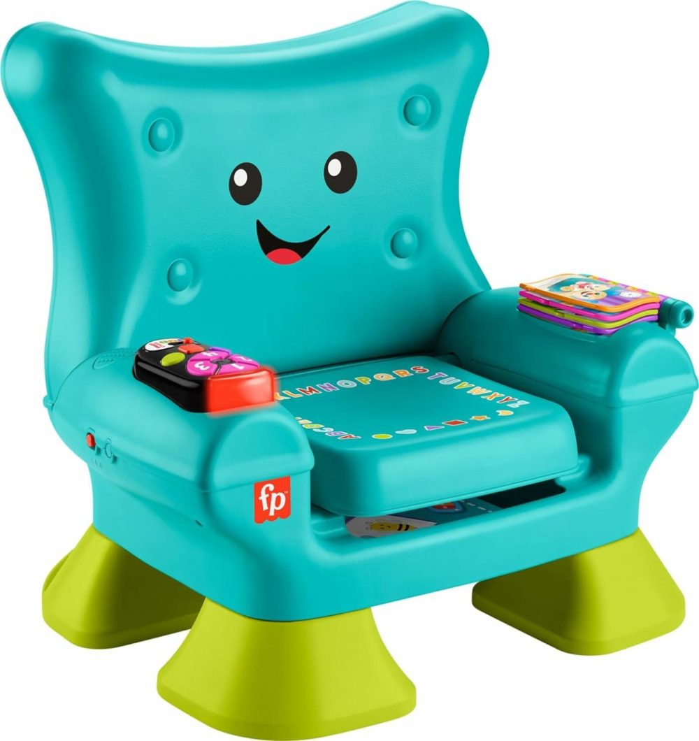 Toddler Learning Toy Laugh & Learn Smart Stages Chair With Music Lights & Activities For Infants Ages 1+ Years  Teal  |  Electronic Early Development Toys All Toys Electronic Early Development Toys