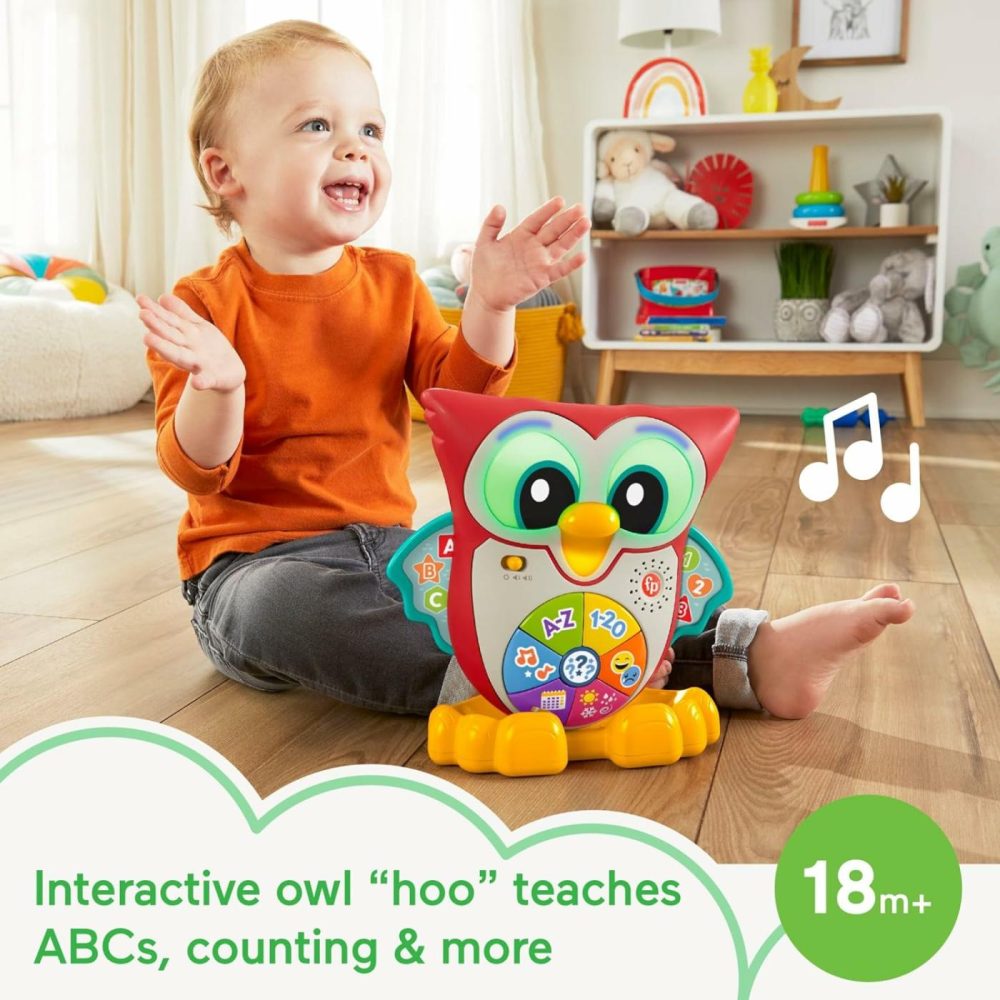 Toddler Learning Toy Linkimals Light-Up & Learn Owl For Ages 18+ Months  Compatible Only With Linkimals Items  |  Musical Toys All Toys