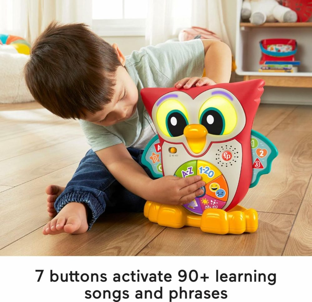 Toddler Learning Toy Linkimals Light-Up & Learn Owl For Ages 18+ Months  Compatible Only With Linkimals Items  |  Musical Toys All Toys