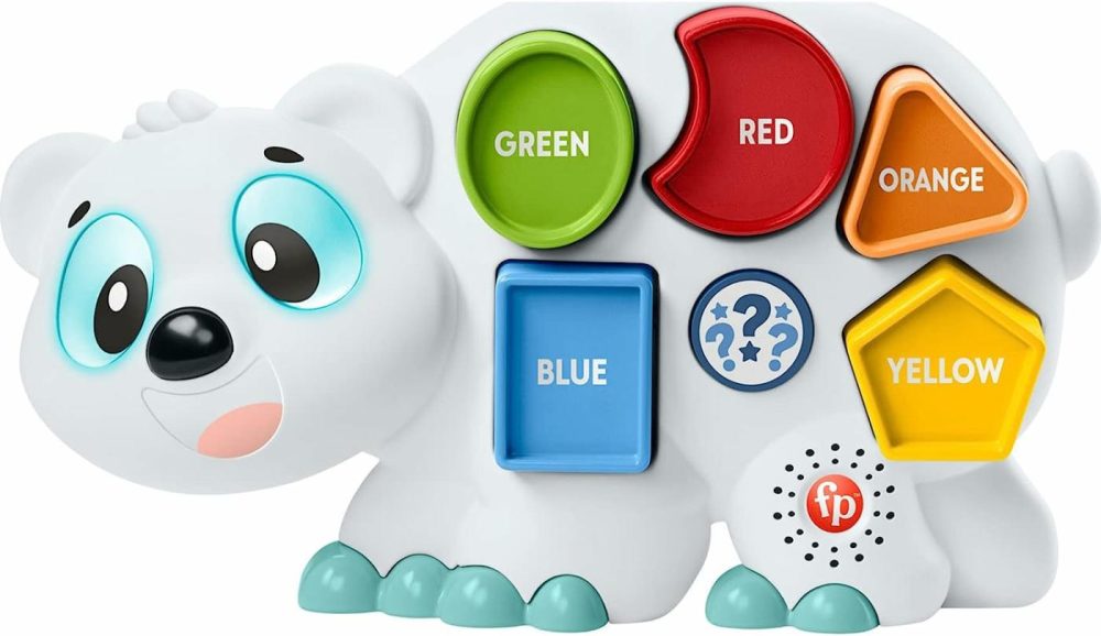 Toddler Learning Toy Linkimals Puzzlin’ Shapes Polar Bear With Lights & Music For Kids Ages 18+ Months  Compatible Only With Linkimals Items  |  Musical Toys All Toys