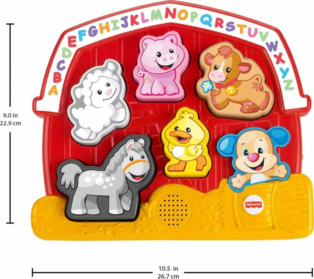 Toddler Shape Sorting Toy Laugh & Learn Farm Animal Puzzle With Music & Sounds For Kids Ages 1+ Years​  |  Electronic Early Development Toys All Toys Electronic Early Development Toys