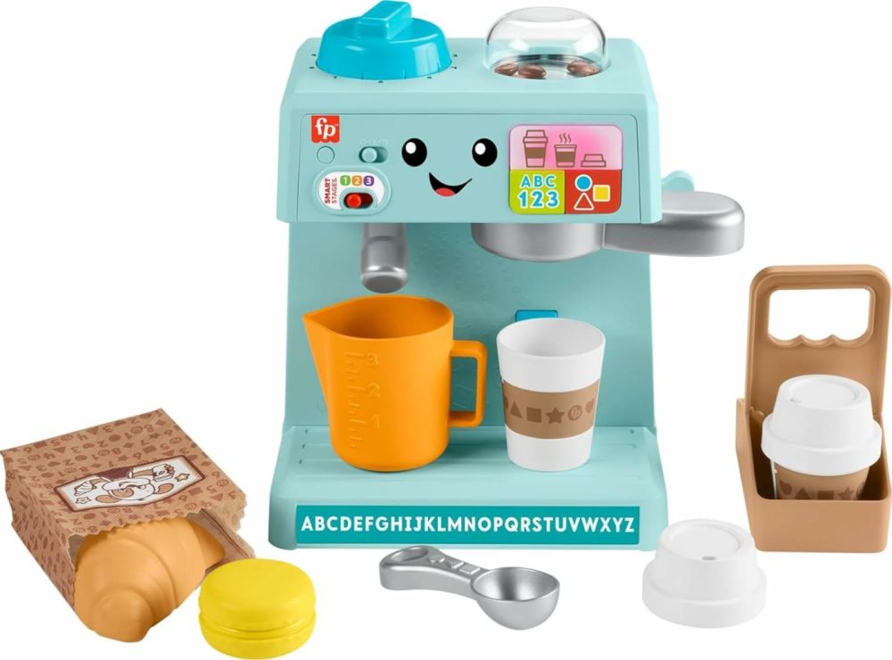 Toddler Toy Laugh & Learn Learn & Serve Coffee Cafe Playset With Smart Stages & 10 Pretend Play Pieces For Ages 18+ Months  |  Electronic Early Development Toys All Toys Electronic Early Development Toys