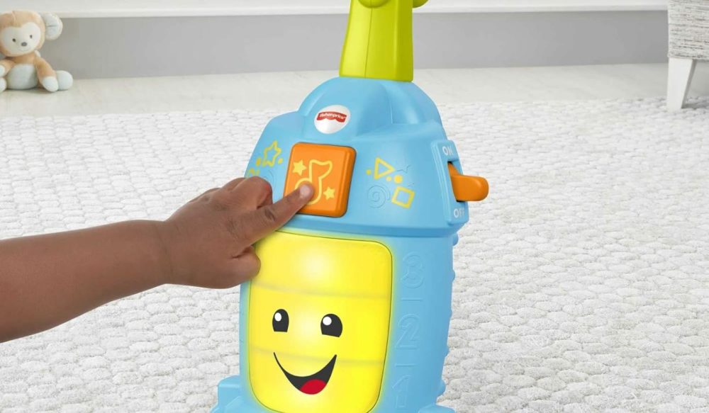 Toddler Toy Laugh & Learn Light-Up Learning Vacuum Musical Push Along For Pretend Play Infants Ages 1+ Years​  |  Electronic Early Development Toys All Toys Electronic Early Development Toys