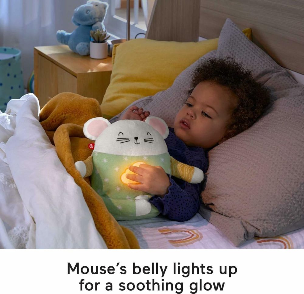 Toddler Toy Meditation Mouse Plush Sound Machine With Music And Light For Preschool Kids Ages 2+ Years  |  Musical Toys All Toys