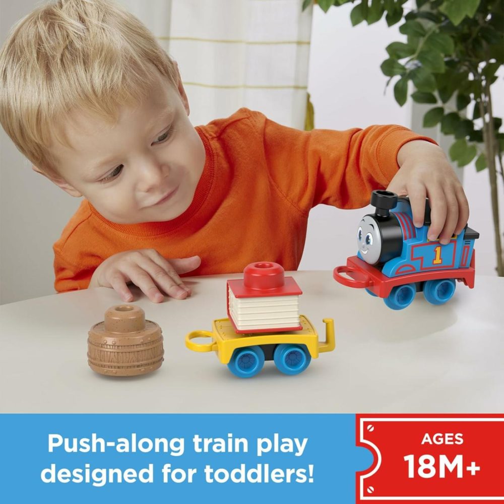 Toddler Toy My First Thomas Push-Along Train With Stacking Cargo For Kids Ages 18+ Months  |  Push & Pull Toys All Toys Push & Pull Toys