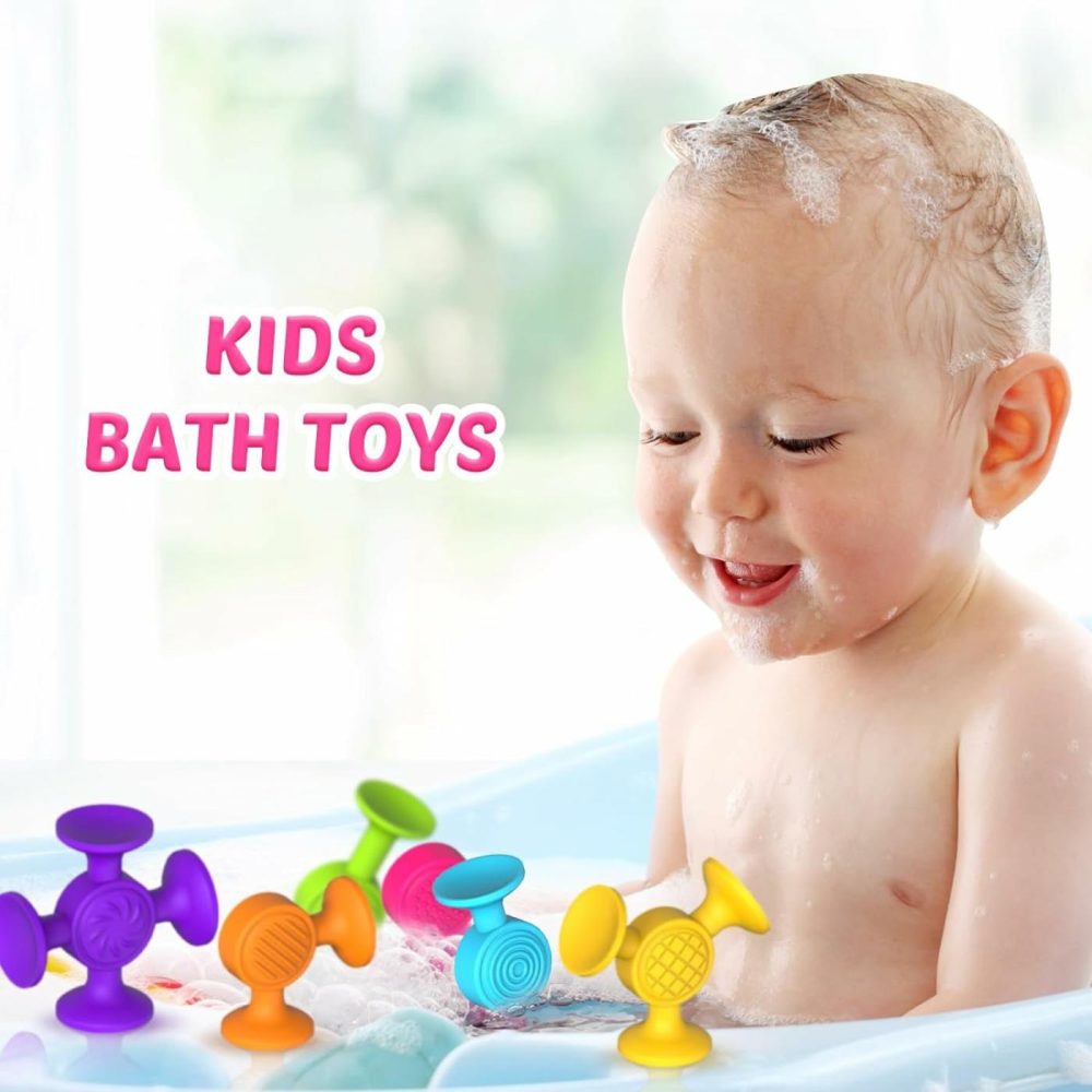 Toddlers Suction Cup Bath Toys: 12 Pcs Sensory Suction Bath Toys For Toddler  Kids Suction Fidget Toys Suction Cup Toys For Windows Travel  |  Bath Toys All Toys Bath Toys