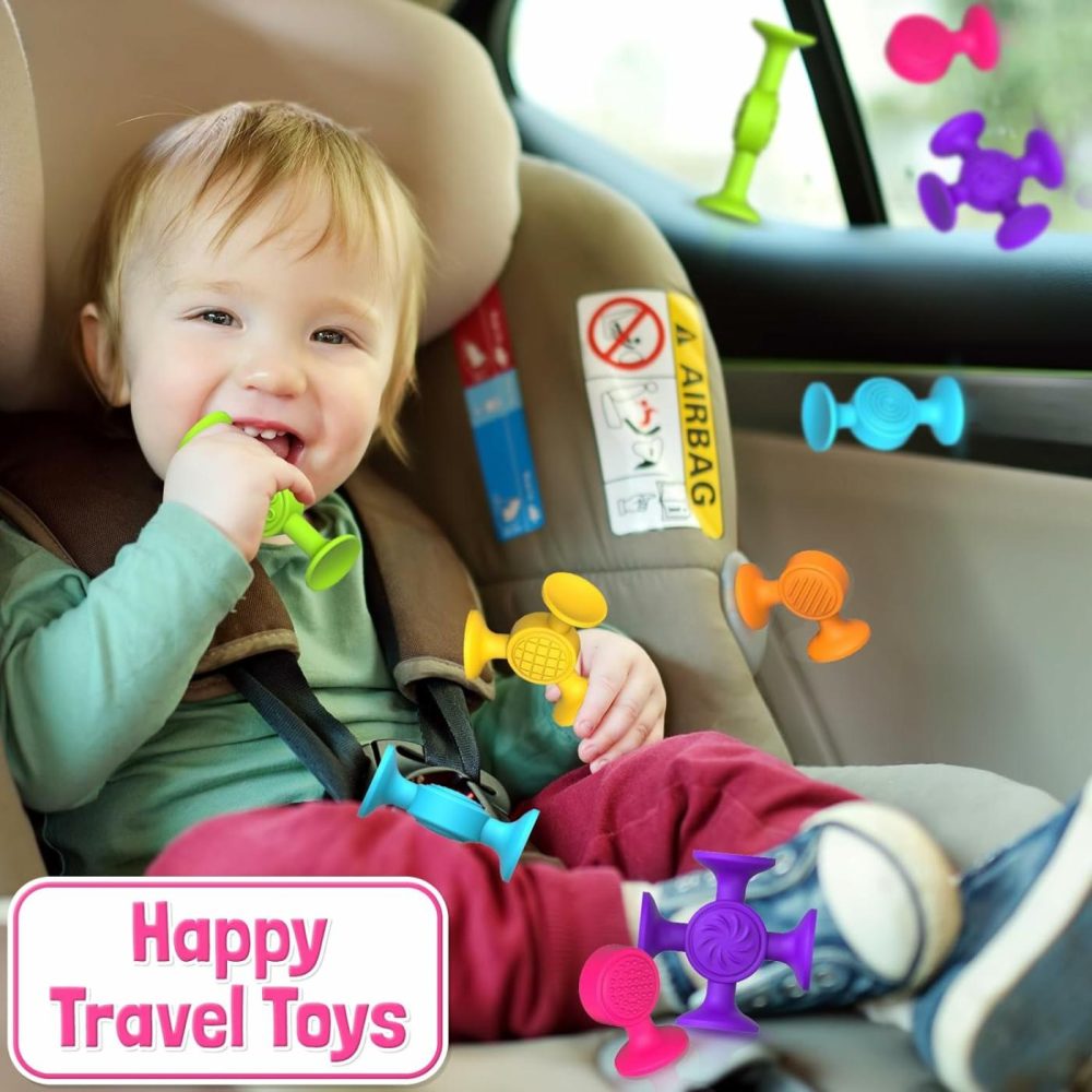 Toddlers Suction Cup Bath Toys: 12 Pcs Sensory Suction Bath Toys For Toddler  Kids Suction Fidget Toys Suction Cup Toys For Windows Travel  |  Bath Toys All Toys Bath Toys